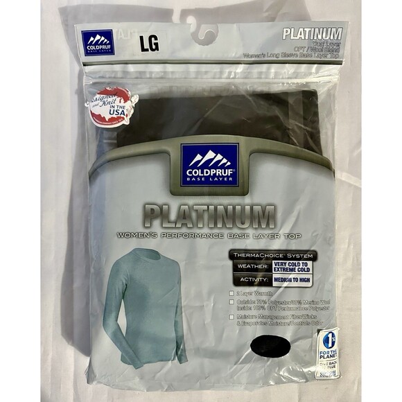 ColdPruf Pants - Coldpruf PLATINUM Women's Performance Dual Base Layer Bottom Pants Black Size L